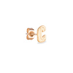 Initial Earring - Alphabet C