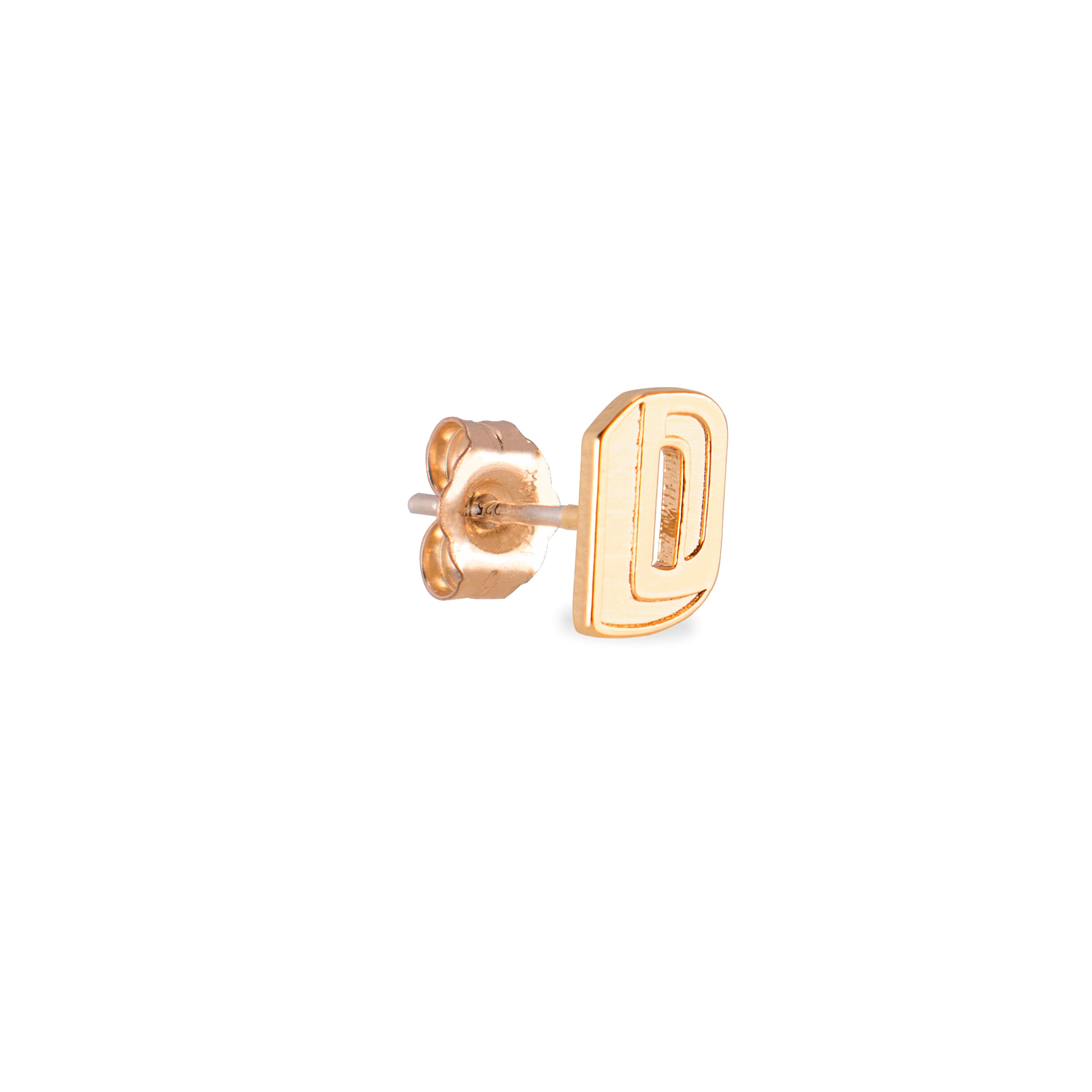 Initial Earring - Alphabet D