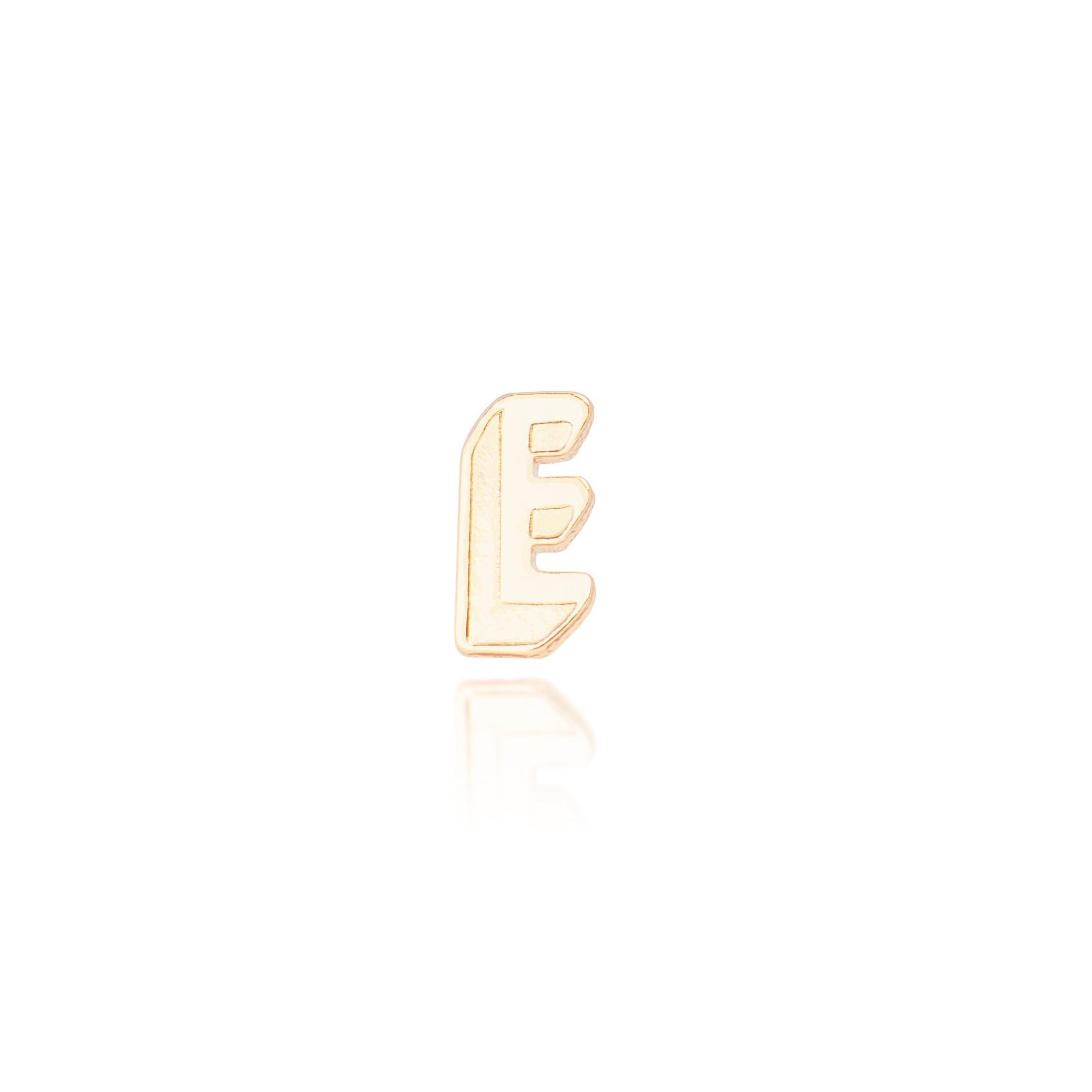 Initial Earring - Alphabet E