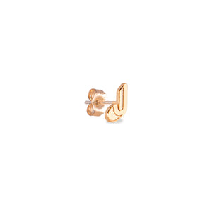 Initial Earring - Alphabet J