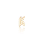 Initial Earring - Alphabet K