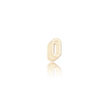 Initial Earring - Alphabet O