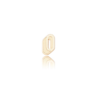 Initial Earring - Alphabet O