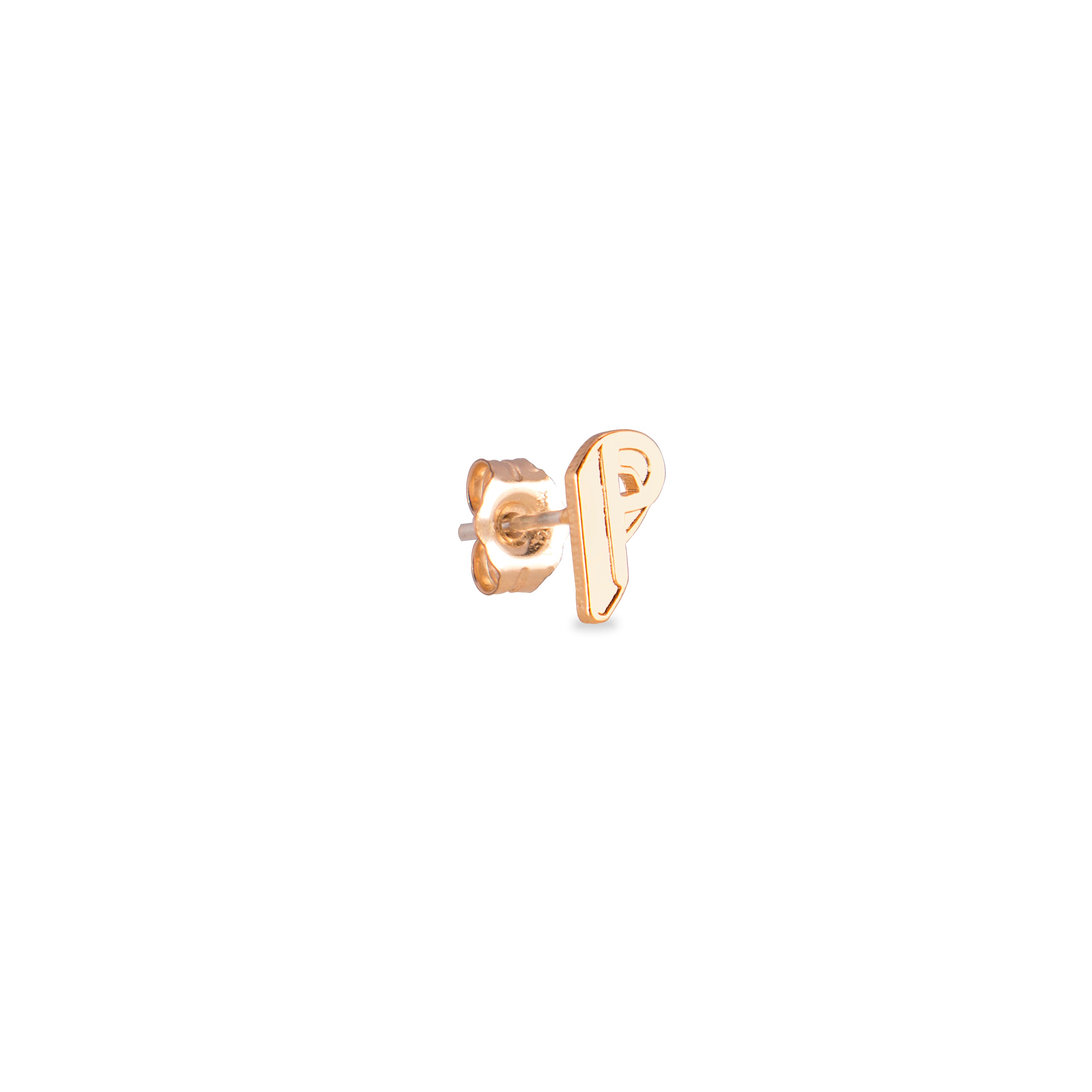 Initial Earring - Alphabet P