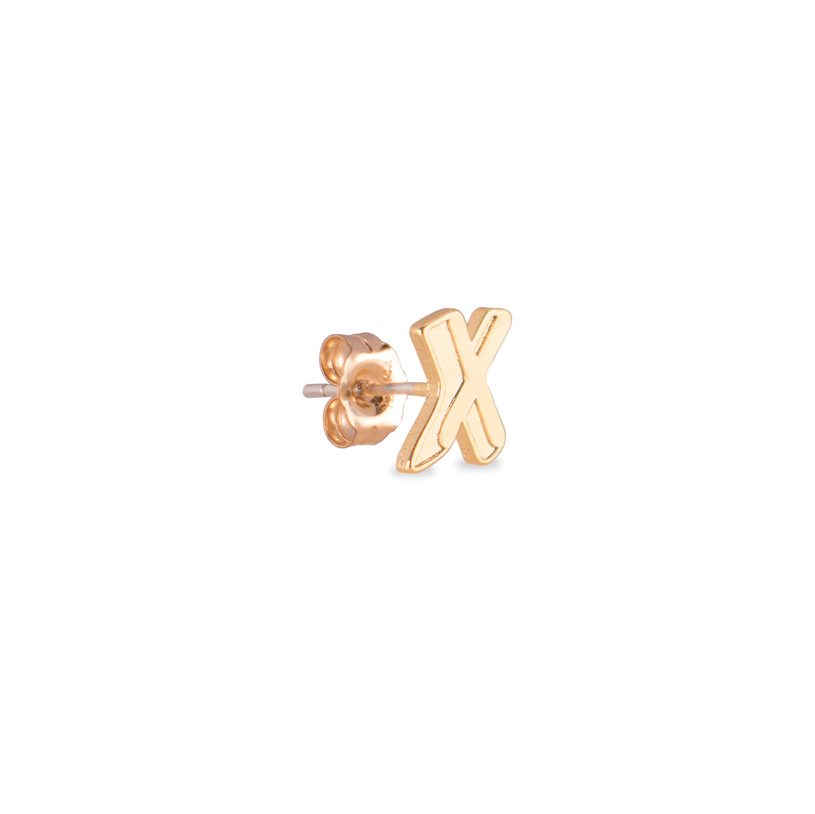 Initial Earring - Alphabet X