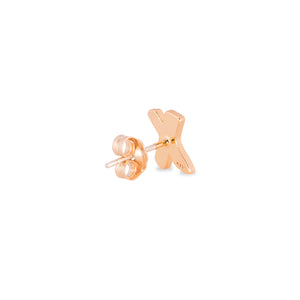 Initial Earring - Alphabet X