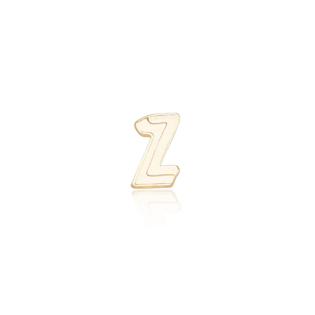 Initial Earring - Alphabet Z