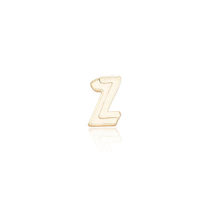 Initial Earring - Alphabet Z